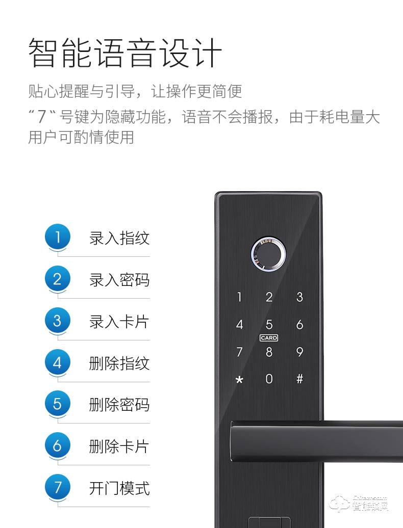 卡貝智能鎖 電子密碼鎖家用防盜智能門鎖