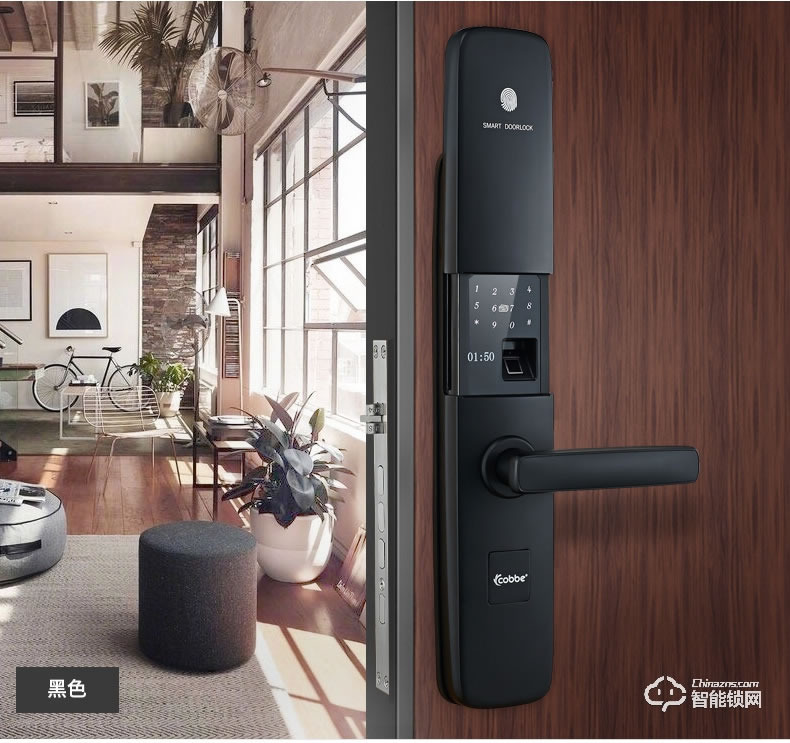 卡貝智能鎖 家用防盜門密碼鎖大門智能鎖
