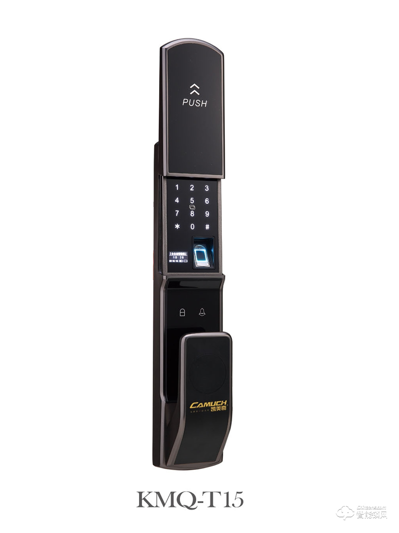 凱美奇智能鎖 KMQ-T15滑蓋指紋密碼鎖