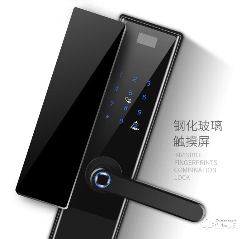 君輝指紋鎖 全自動通用型密碼電子門鎖