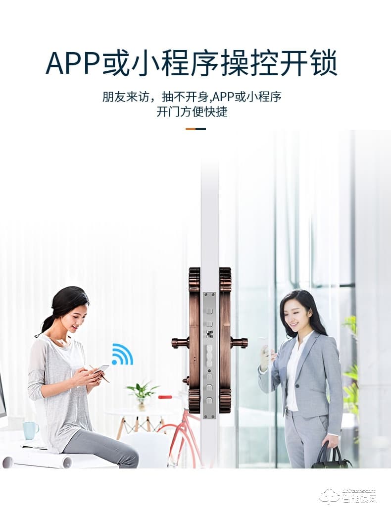 巨頭智能鎖 別墅大門復古智能門鎖