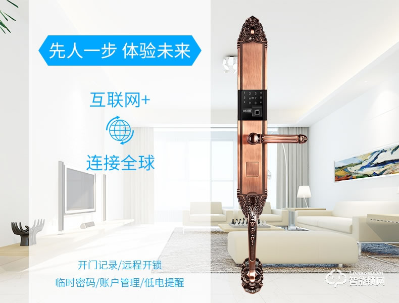 佳寶麗智能鎖 歐式智能家用防盜大門鎖