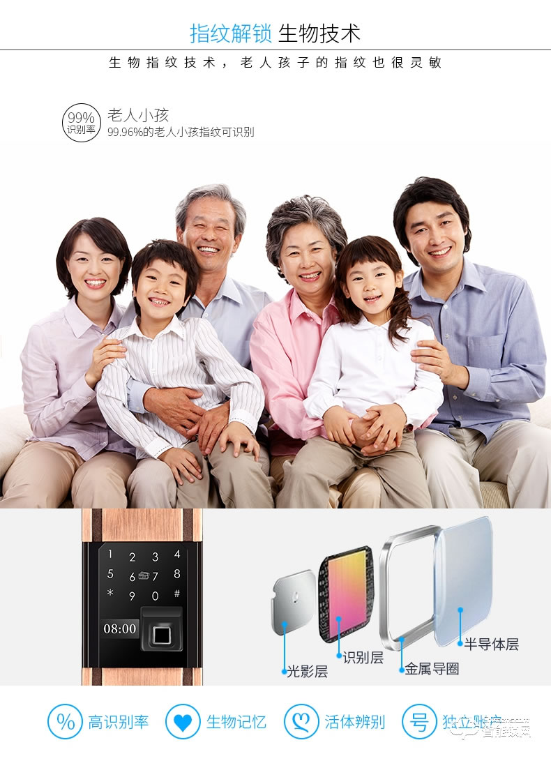 佳寶麗智能鎖 歐式別墅門鎖大門電子鎖