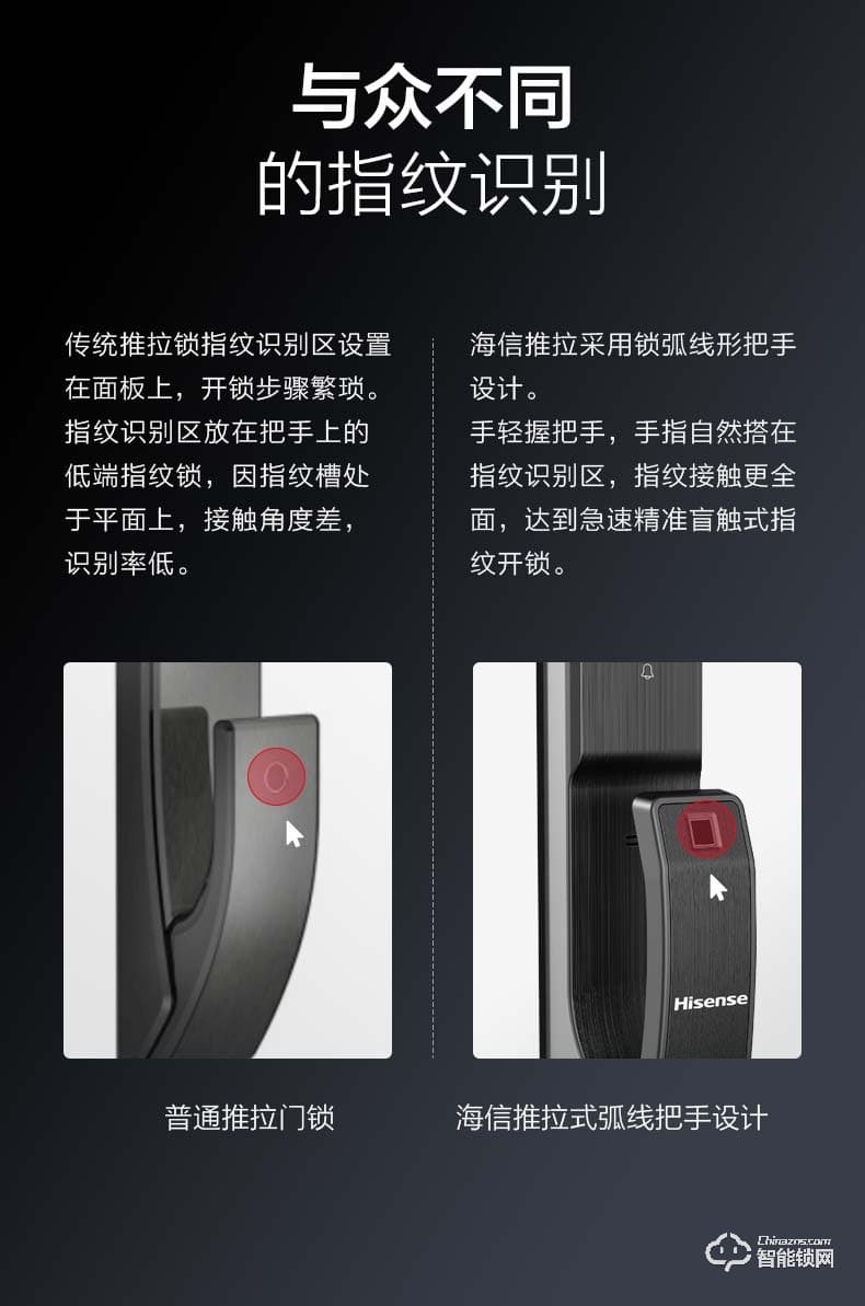 海信智能鎖 SL920家用防盜門鎖全自動指紋鎖