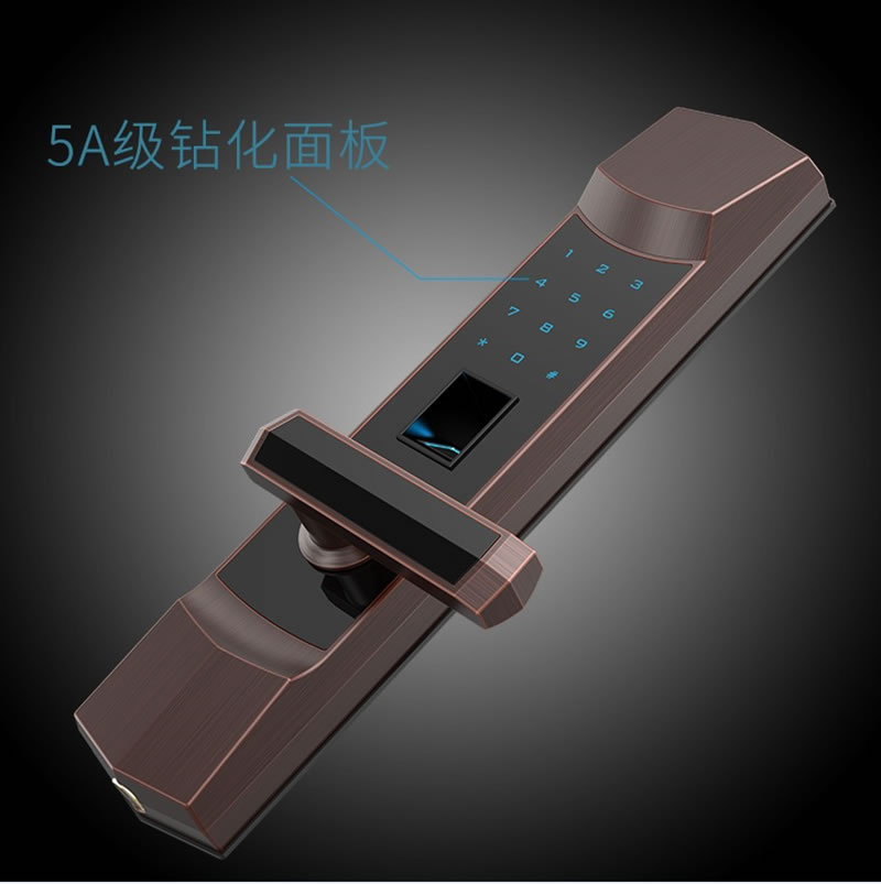 簡文安防智能鎖 DSC_6481指紋密碼智能鎖