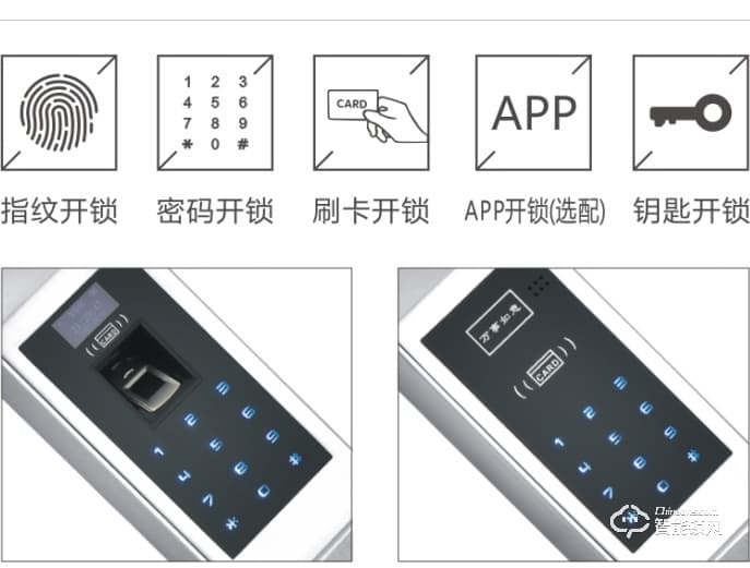 鐵將軍智能鎖 T6-1指紋密碼智能鎖