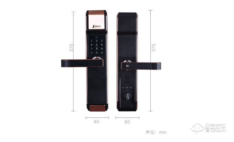 鎖小八指紋鎖 F7無鎖芯安全指紋鎖