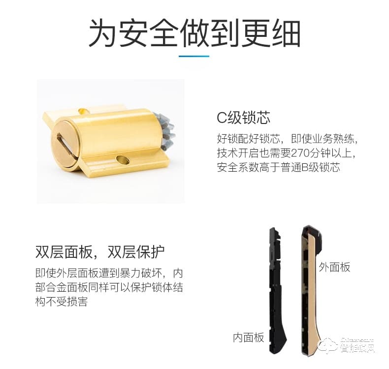 宜恩斯（ens）全自動智能電子鎖家用防盜門密碼鎖