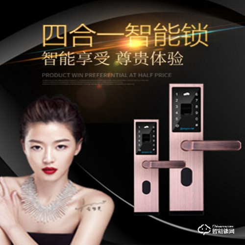 華唯智能鎖 HW-ZM-W3四合一智能鎖