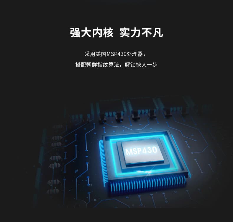 歐寶指紋鎖 P9高硬度鋼化膜圓潤把手指紋鎖