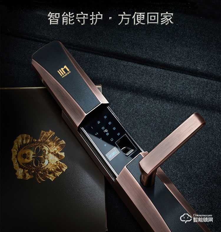 黑玫智能鎖 SN-617家用防盜智能鎖感應卡鎖