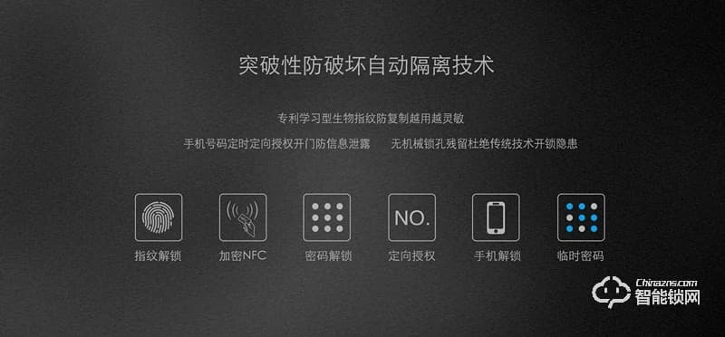 艾斐凌智能鎖 阿爾法2F半導(dǎo)體指紋密碼鎖