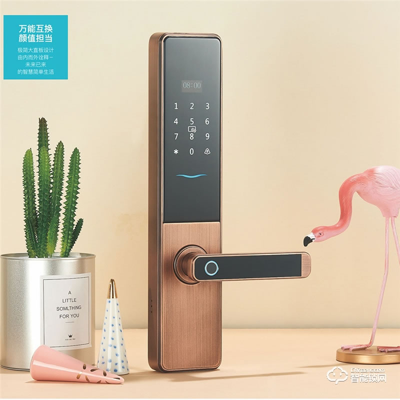得耐特智能鎖 自帶門鈴 一鍵上鎖