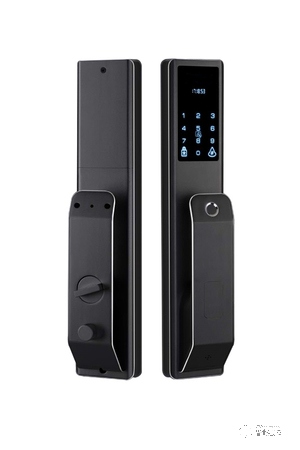 知創美家智能門鎖 H8時尚推拉式全自動指紋鎖