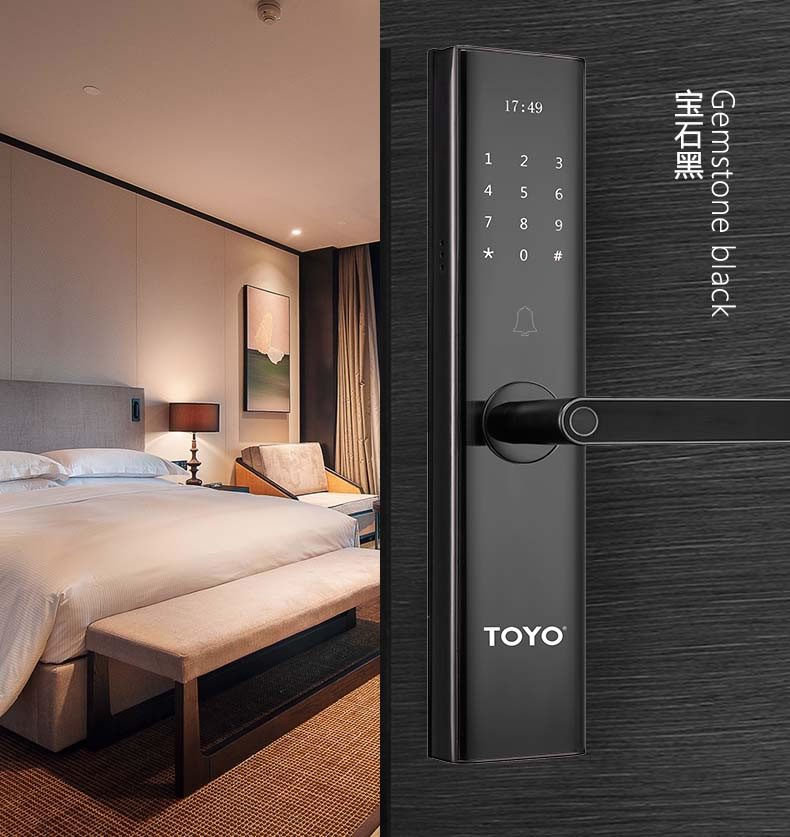TOYO智能門鎖G2推拉式平板指紋鎖