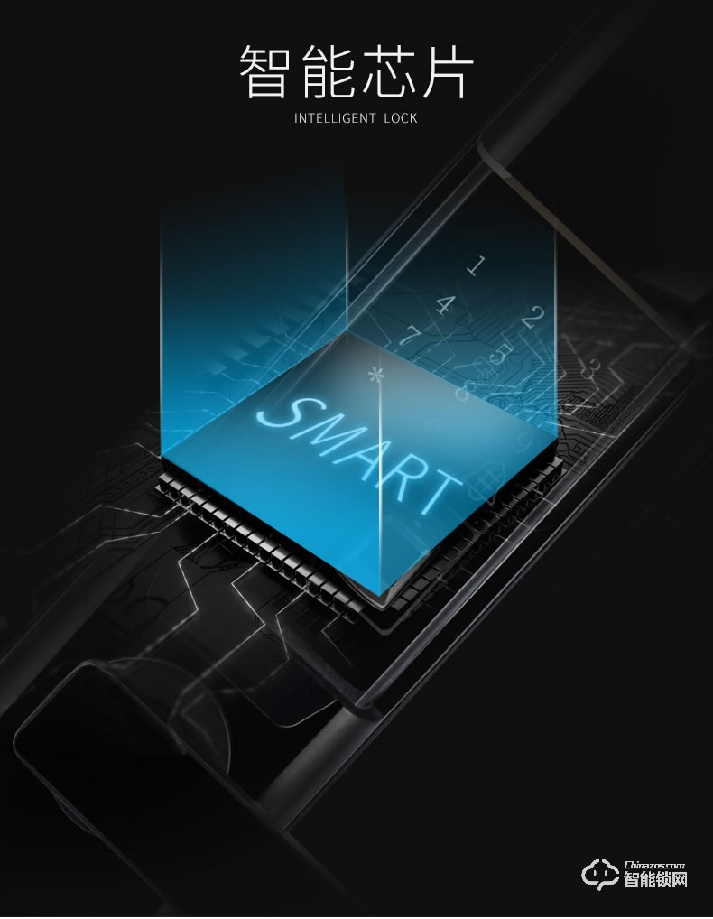 智聯(lián)美家智能鎖 M0508自動(dòng)下滑蓋密碼鎖