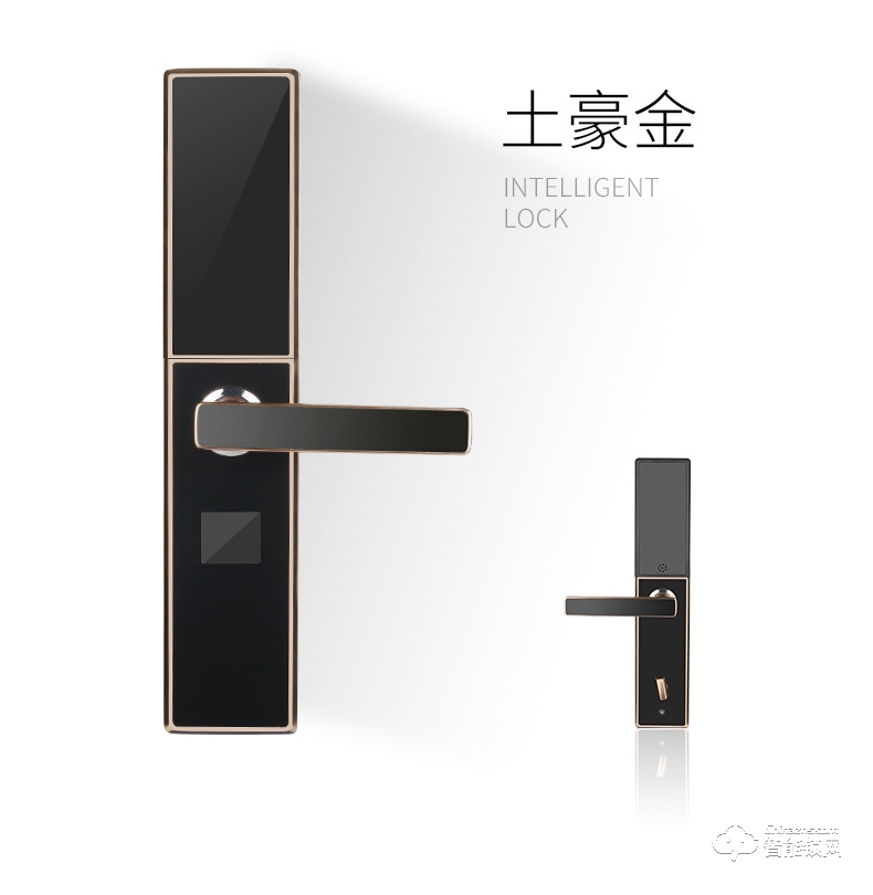 智聯美家智能鎖 M0507自動下滑蓋指紋密碼鎖