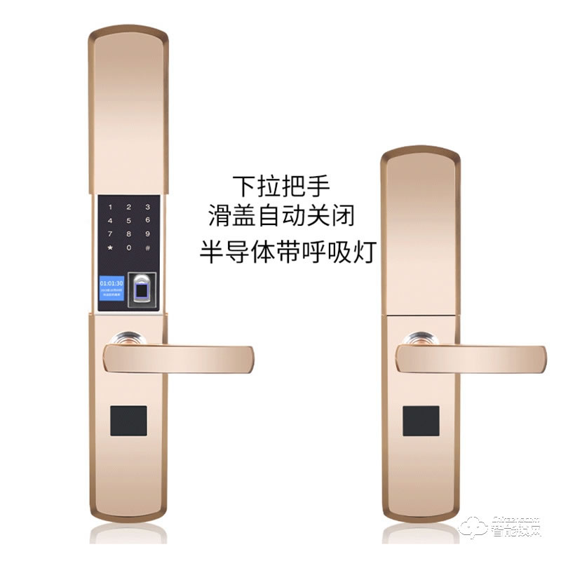 智聯(lián)美家智能鎖 M0506自動下滑蓋智能密碼鎖