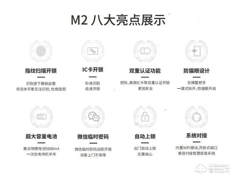 歐科智能鎖 M2生物識別指紋智能鎖