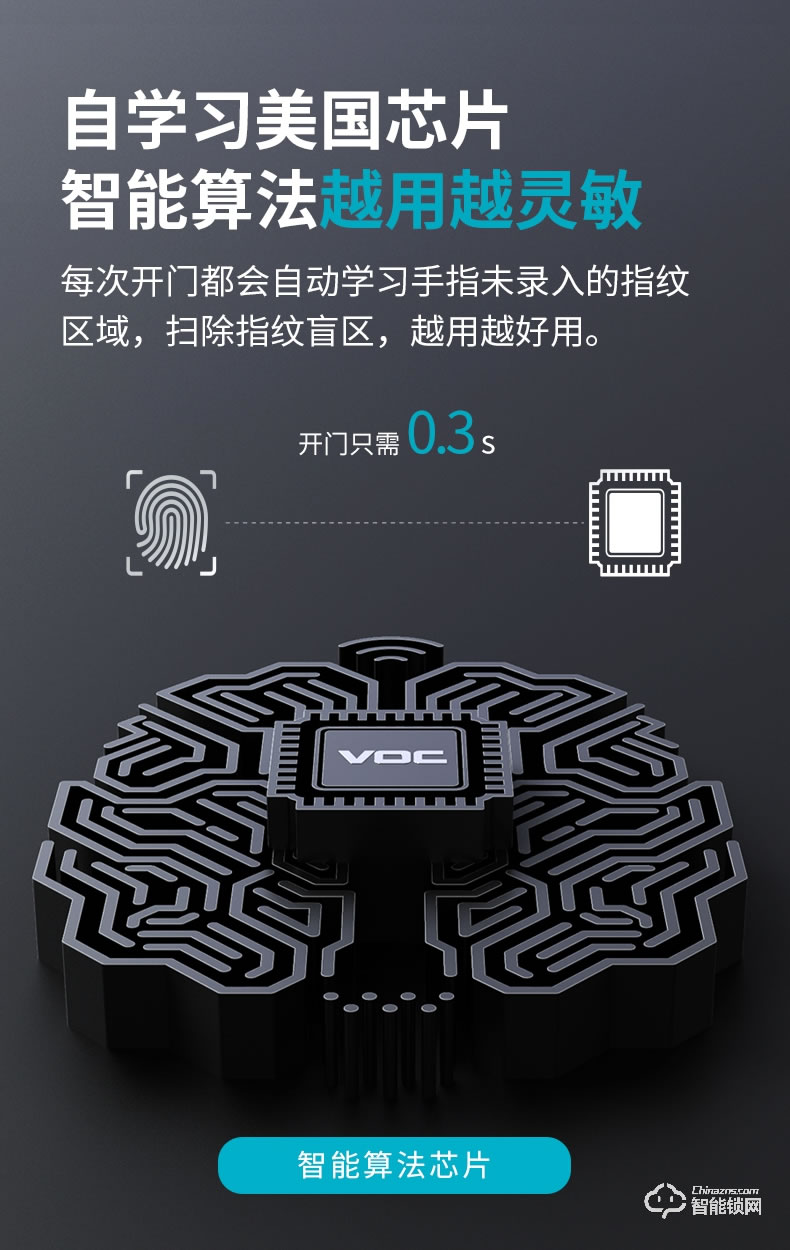 VOC智能鎖 X6家用防盜門天貓精靈手機(jī)遠(yuǎn)程鎖