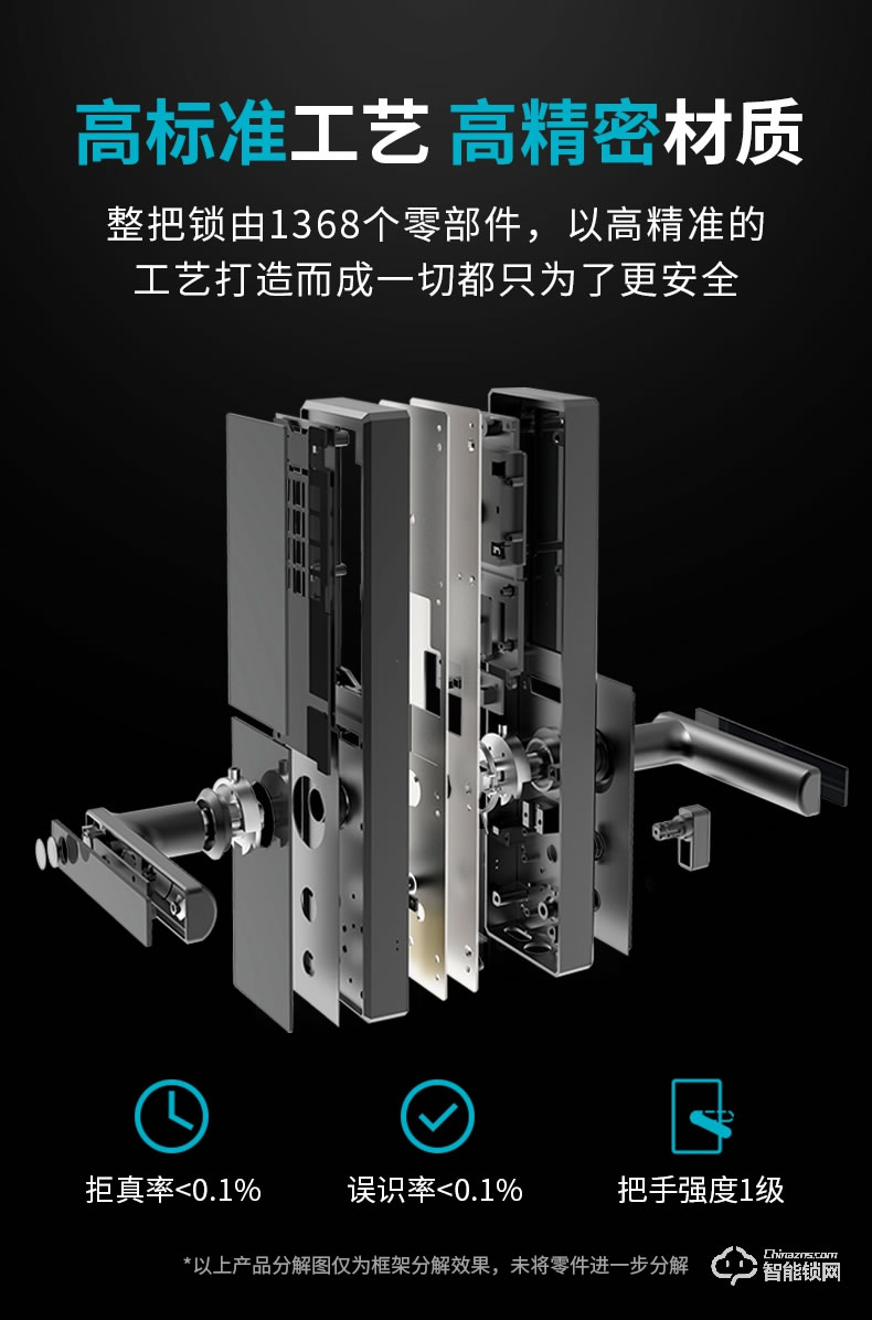 VOC智能鎖 X6家用防盜門天貓精靈手機(jī)遠(yuǎn)程鎖