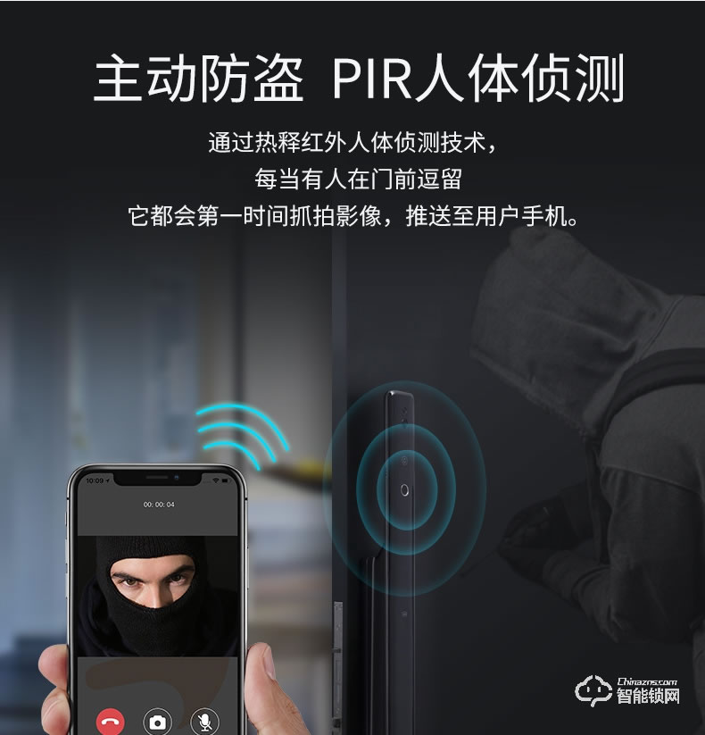 移康智能鎖 E6800全自動家用防盜智能門鎖電子鎖