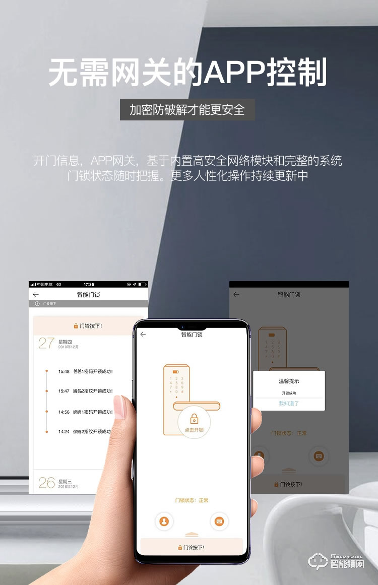 科思德智能鎖 K6-WIFI防盜門智能密碼指紋鎖