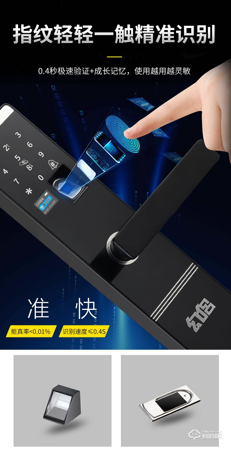 幻侶智能鎖 D650家用防盜門(mén)電子鎖智能門(mén)鎖