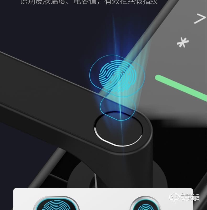 云訊智能鎖 M1H家用防盜門智能鎖電子密碼鎖