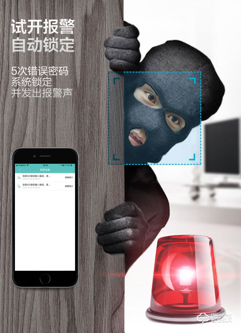 邦臣智能鎖  天空一號(hào)遠(yuǎn)程監(jiān)控?cái)z像抓拍智能鎖