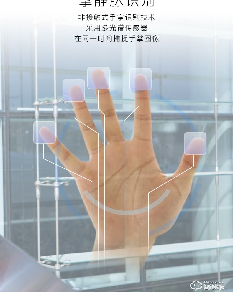 邦臣智能鎖 F3全自動人臉識別鎖大門鎖