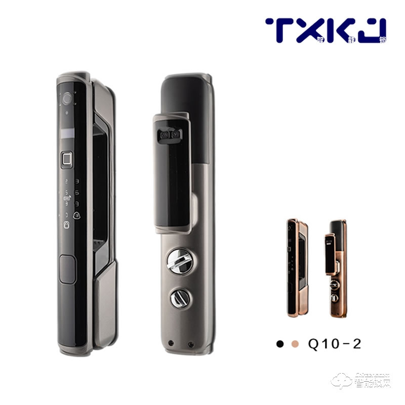 拓西智能鎖 Q10-2高端遠(yuǎn)程視頻密碼鎖