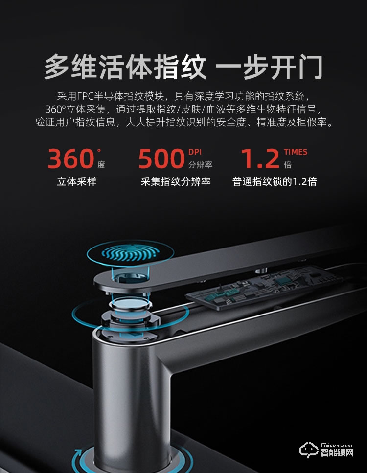 致能家智能鎖 ProSE家用指紋遠程人臉抓拍智能鎖