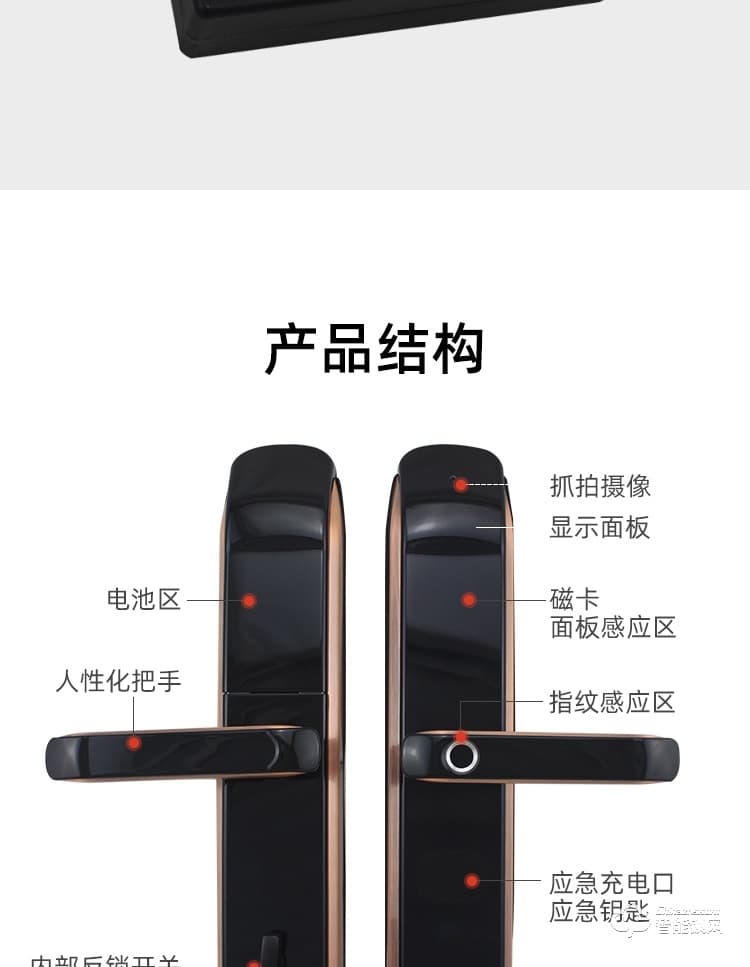 致能家智能鎖 ProSE家用指紋遠程人臉抓拍智能鎖