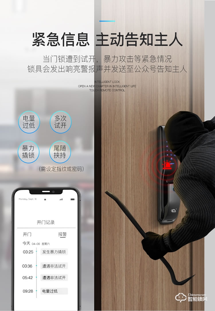 致能家智能鎖 plus1全自動(dòng)智能鎖家用防盜門指紋
