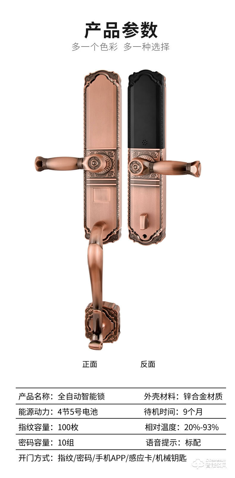 司浦特智能鎖 豪華別墅防盜門家用密碼鎖