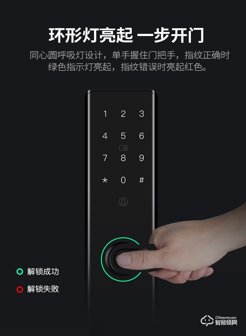 羅曼斯智能鎖 G3家用防盜門(mén)指紋鎖電子門(mén)鎖