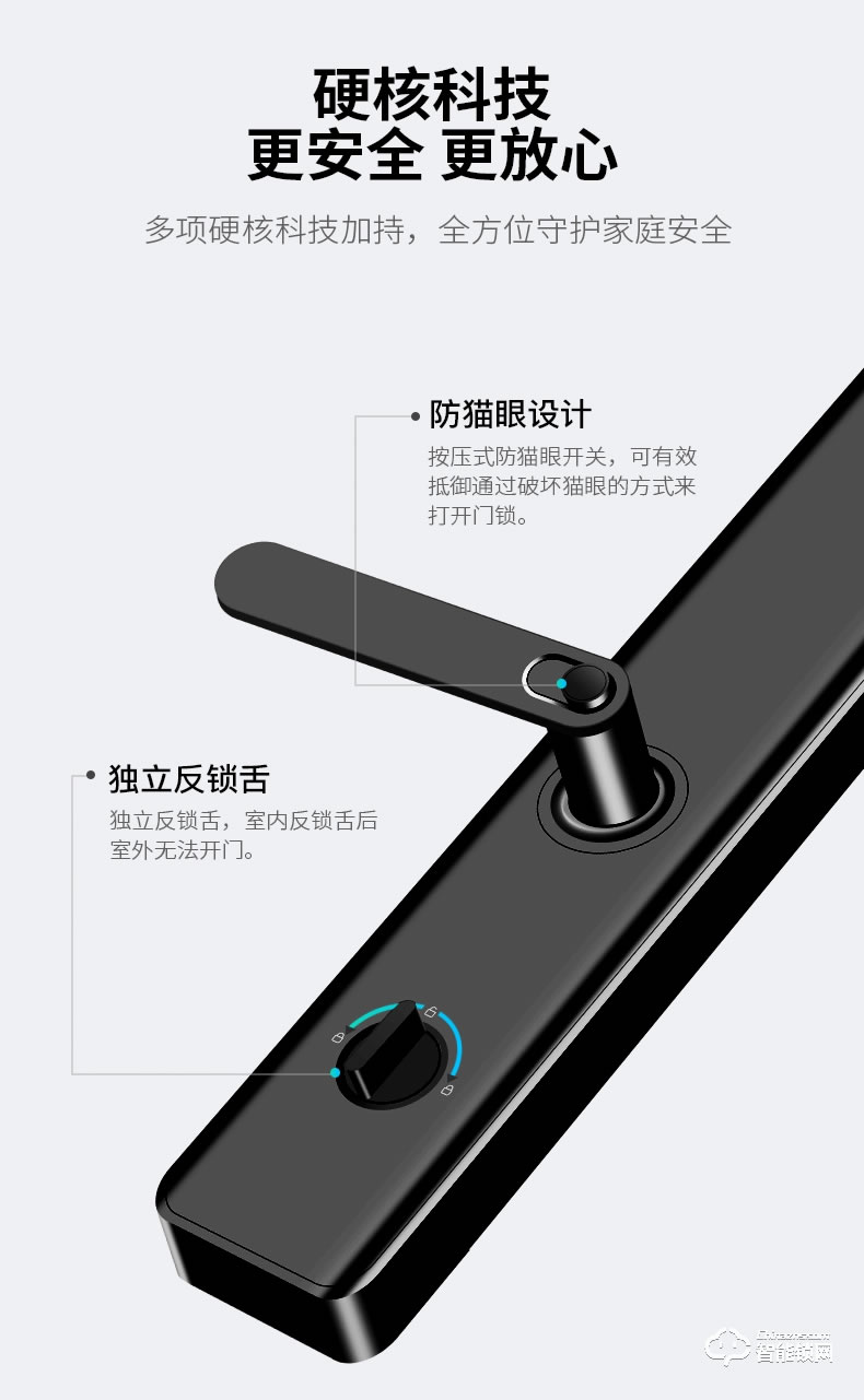 羅曼斯智能鎖 G3家用防盜門(mén)指紋鎖電子門(mén)鎖