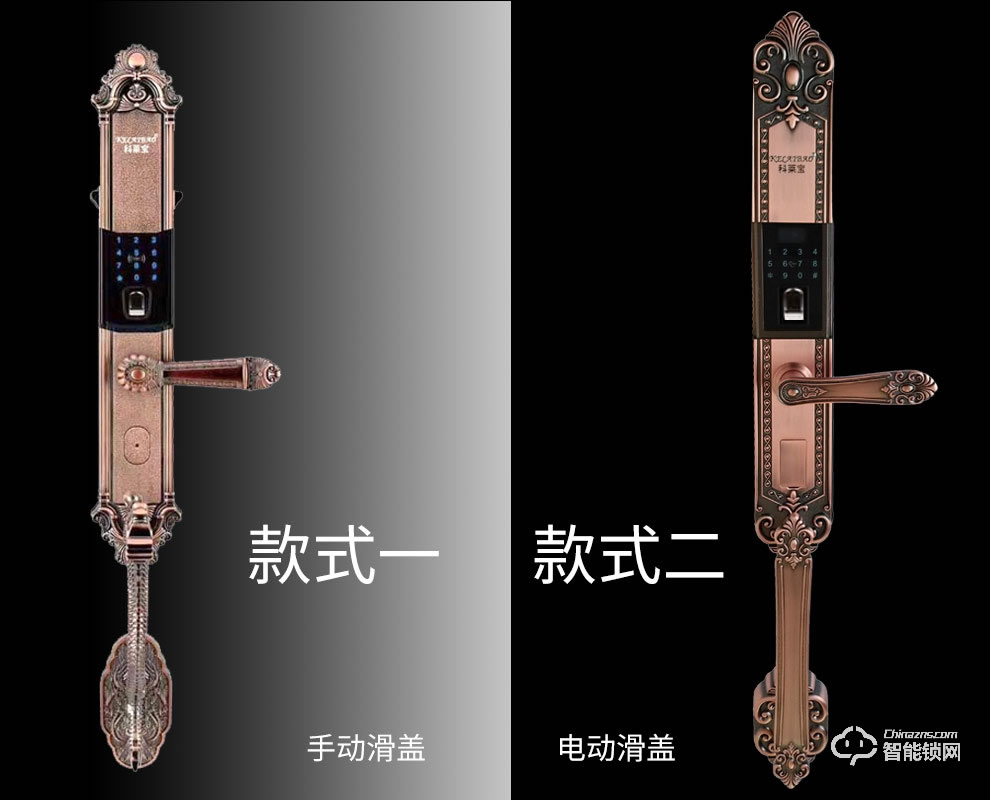 科萊寶智能鎖 KLB-9010歐式別墅雙開門對(duì)開門指紋鎖