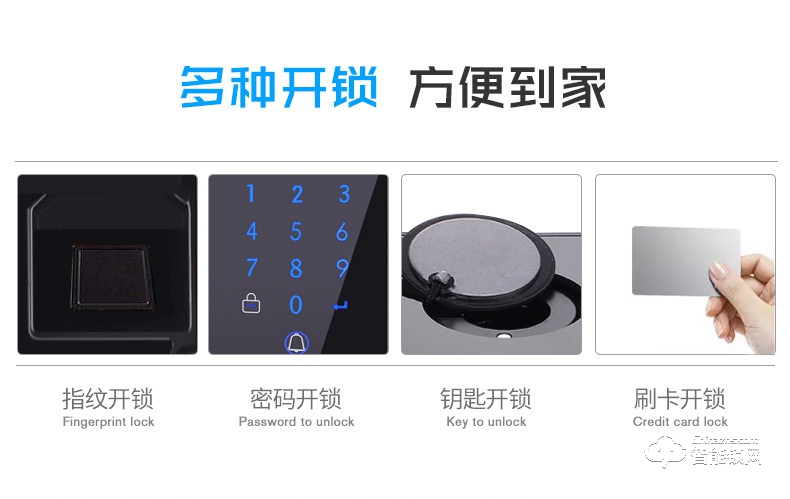 維曼斯智能鎖 V9S全自動(dòng)推拉式家用智能鎖