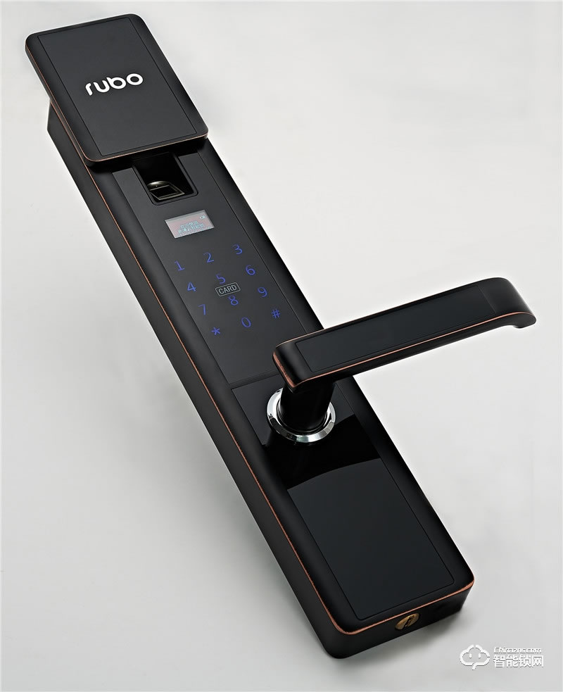 鹿博智能鎖 R-8011防盜門家用密碼鎖刷卡鎖