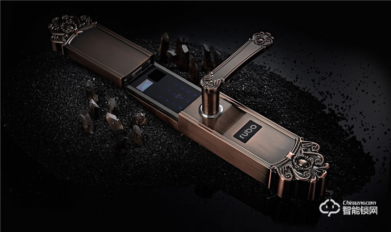 鹿博智能鎖 R9011自動豪華別墅指紋鎖