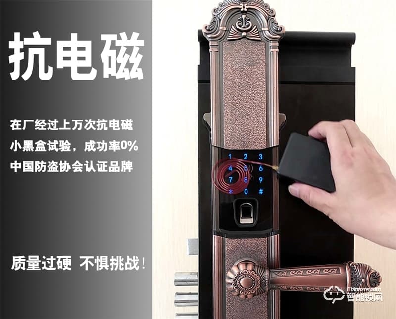 孚睿智能鎖 歐式別墅雙開門對(duì)開門指紋鎖