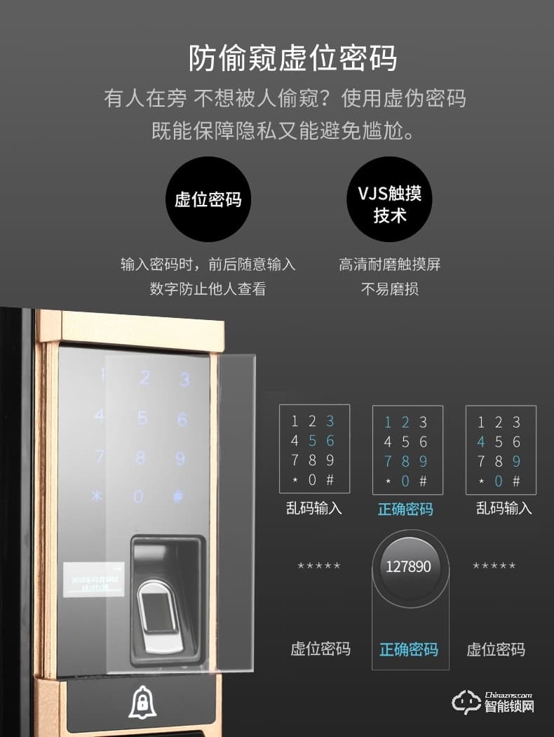 德典智能鎖 全自動智能鎖指紋鎖密碼鎖