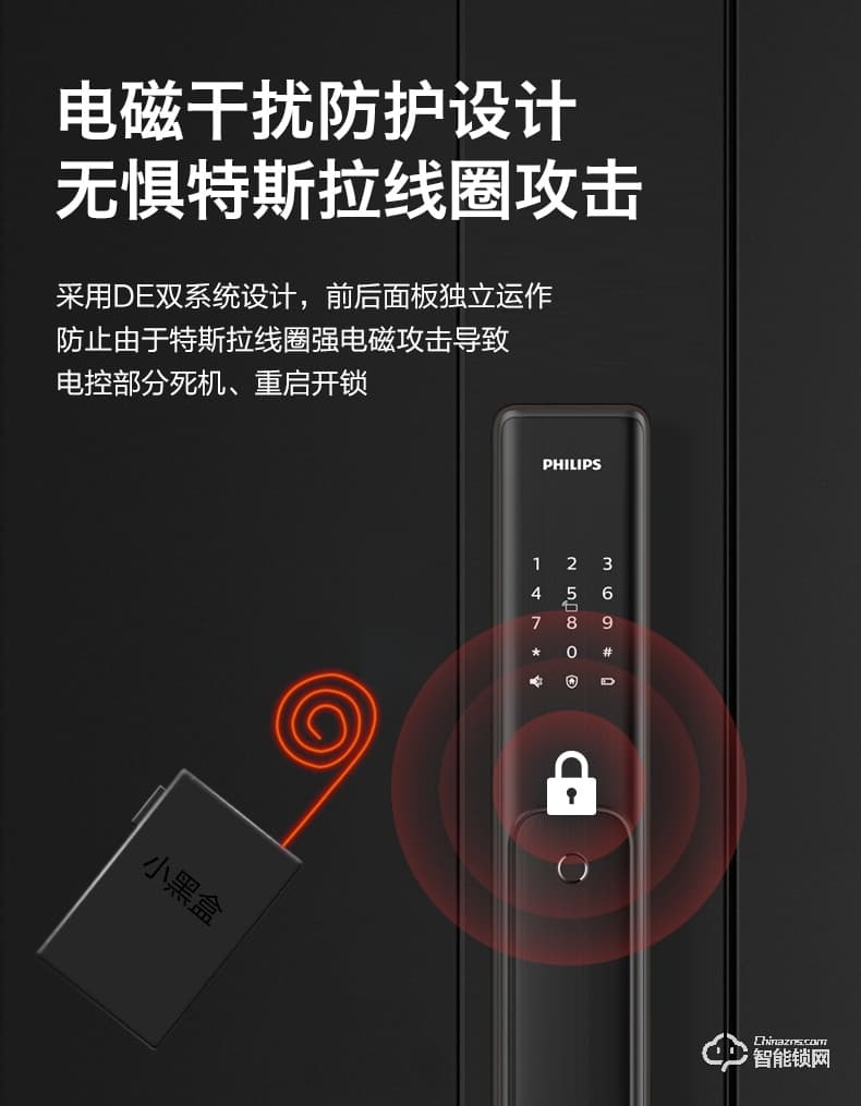 飛利浦智能鎖 DDL701E推拉式全自動電子密碼鎖