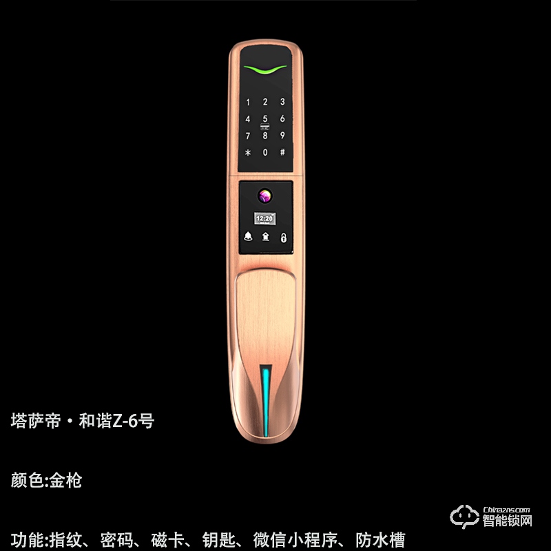 塔薩帝智能鎖 和諧Z-6號全自動推拉式智能鎖