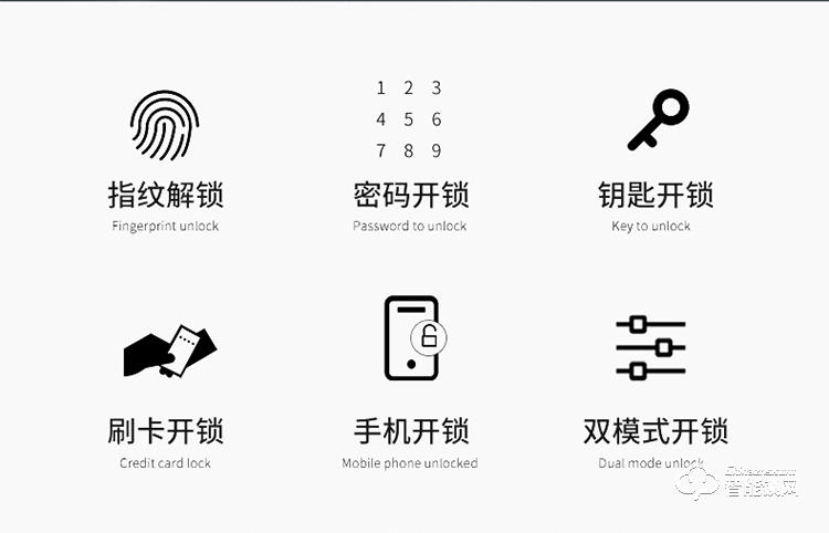 薩萊明智能鎖 V9滑蓋家用防盜門(mén)智能鎖