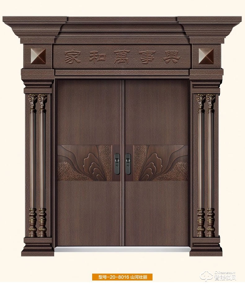 高雅居智能門 別墅大門雙開門進(jìn)戶門