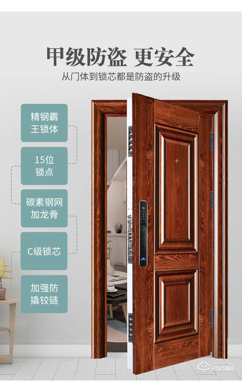 高雅居智能門 GYJ-19防盜門家用智能安全門