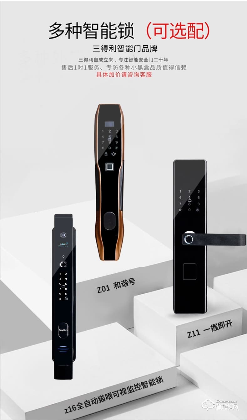 三得利智能門 安全門智能進(jìn)戶門入戶